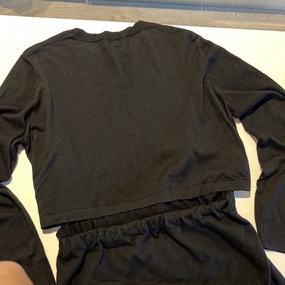 COS black sweater dress with open back - Picture 2 of 5